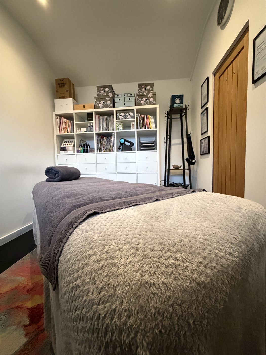 Massage treatment room